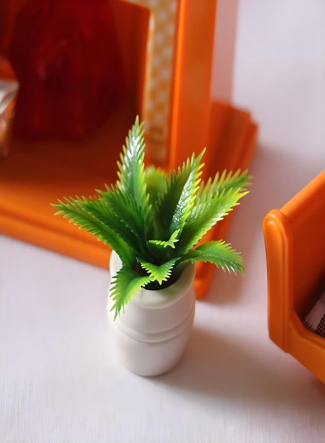 Kryoflare Miniature Dollhouse Potted Plant, 1:12 Scale, for Decoration, Christmas Birthday Present, DIY Handicrafts, Miniature Dollhouse Accessories - Image 3